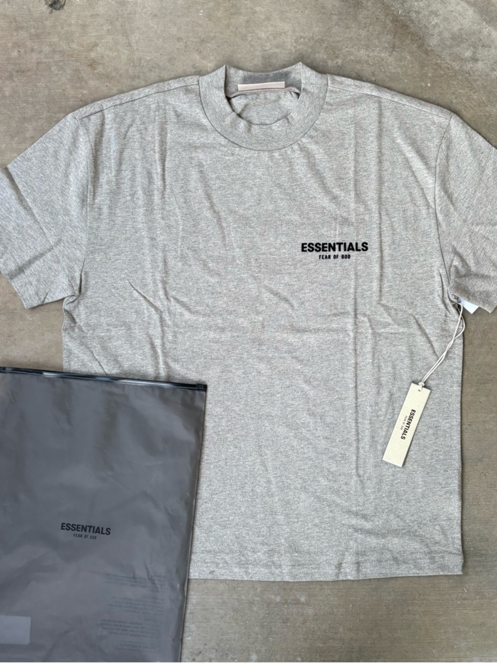Fear of God ESSENTIALS Men's dark oat tshirt
